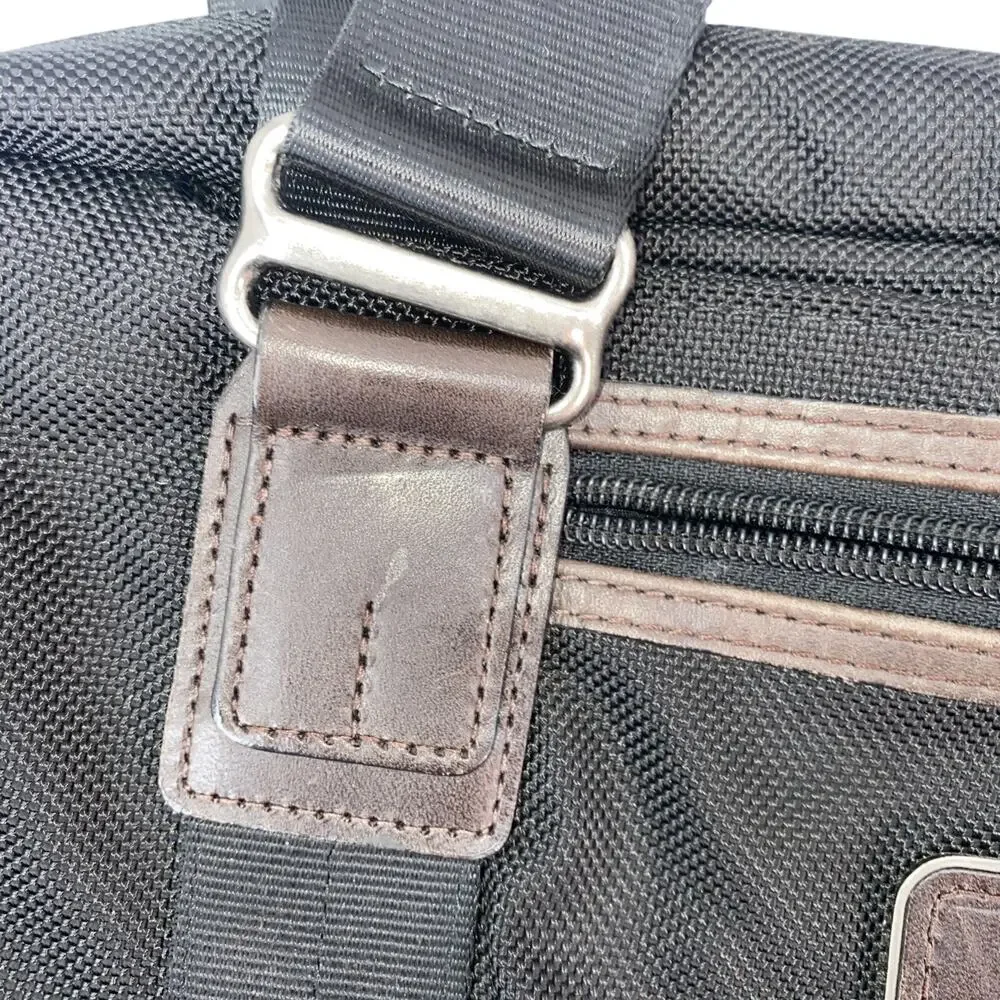 TUMI Business Bag Slim Brief Nylon Napa Leather
